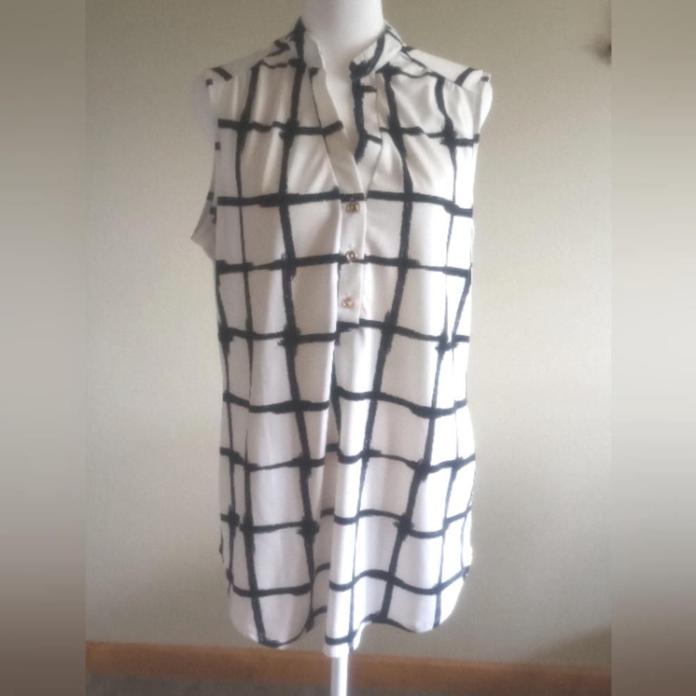 PerCeption Concept Sleeveless Blouse size XL